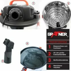 Grafner® Nass- Und Trockensauger Industriesauger 1200W 30L -GRAFNER SHOP 11485098 4