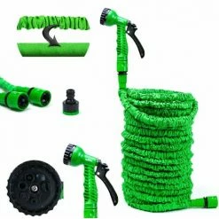 Grafner® Flexibler 1/2" Gartenschlauch Inkl. 7 Funktionen Brause 7,5m - 45m 7,5 Meter