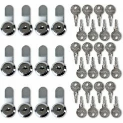 GRAFNER Briefkastenschloss Hebelschloß 22,5mm Mit 2 Schlüsseln Für Türstärken Bis 12mm Zylinderschloss 6er Set