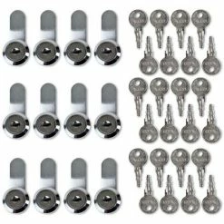 GRAFNER Briefkastenschloss Hebelschloß 22,5mm Mit 2 Schlüsseln Für Türstärken Bis 12mm Zylinderschloss 4er Set -GRAFNER SHOP 13332649 4