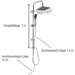 Grafner® Duschgarnitur Mit Regenschauerduschkopf Und Handbrause Duschsäule -GRAFNER SHOP 15742164 2