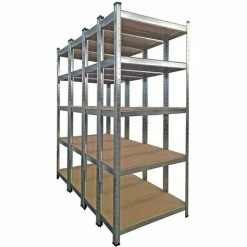 Grafner® Doppel Schwerlastregal 1,80m Werkstattregal Auf 5 Ebenen 1750kg Traglast TÜV / GS Geprüft -GRAFNER SHOP 18282624 3