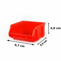 Grafner® 32tlg. Wandregal Mit Stapelboxen Sortimentskasten Schraubenregal Stapelboxen Lochwand -GRAFNER SHOP 19927807 3