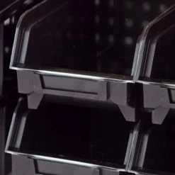 Grafner® 32tlg. Wandregal Mit Stapelboxen Sortimentskasten Schraubenregal Stapelboxen Lochwand -GRAFNER SHOP 19927807 5