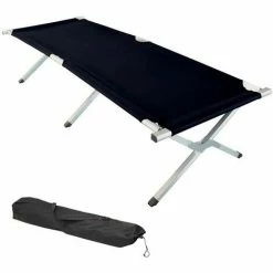 Grafner® Feldbett Klappbar Campingbett Inkl. Tragetasche In Schwarz -GRAFNER SHOP 20109570 2