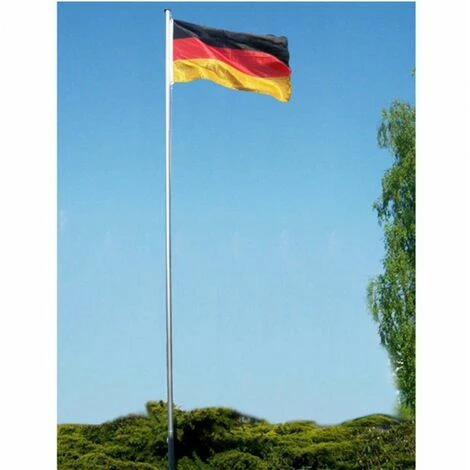 Grafner® Fahnenmast Aluminium Ca. 6 Meter Mit Deutschland Flagge 3 Grafner® Fahnenmast Aluminium Ca. 6 Meter Mit Deutschland Flagge