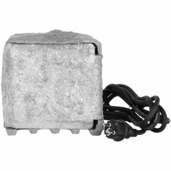 Grafner® Gartensteckdose Außensteckdose Steinoptik 4 Fach Outdoor -GRAFNER SHOP 20334066 4