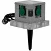 Grafner® Gartensteckdose Außensteckdose Steinoptik Quadratisch AS10785 1 Grafner® Gartensteckdose Außensteckdose Steinoptik Quadratisch AS10785 -GRAFNER SHOP 20334070 1