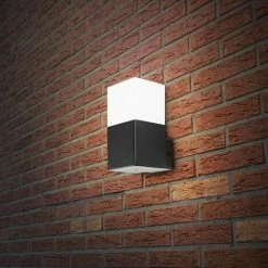 Grafner® Alu Wandlampe WL10801 Wandleuchte Anthrazit 4er Set