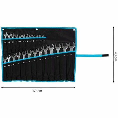 Grafner®Maul-Ringschlüssel-Satz 25 Teilig MS10869 4 Grafner®Maul-Ringschlüssel-Satz 25 Teilig MS10869 – Bild 2
