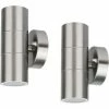2er Set Grafner® Edelstahl-Wandlampen UP And Down WL10096 26AR 2 2er Set Grafner® Edelstahl-Wandlampen UP And Down WL10096 26AR -GRAFNER SHOP 41542261 1