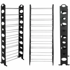 Grafner® 3er Set Schuhregal Auf 10 Ebenen Für 30 Paar Schuhe Schuhständer Individuell Aufstellbar -GRAFNER SHOP 57721937 3