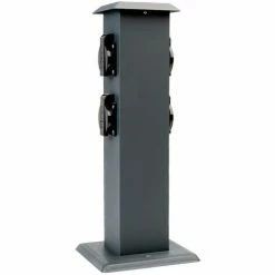 Grafner® Steckdosensäule Anthrazit Mit 4 Außensteckdosen Edelstahl Gartensteckdose Energiesäule 10 Grafner® Steckdosensäule Anthrazit Mit 4 Außensteckdosen Edelstahl Gartensteckdose Energiesäule -GRAFNER SHOP 57721952 4