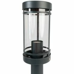 Grafner® Edelstahl Wegleuchte Gartenlampe 50cm Standleuchte Anthrazit -GRAFNER SHOP 66209296 4