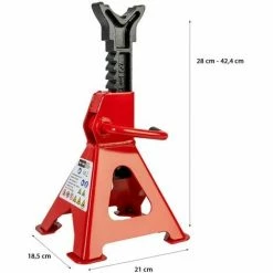 Grafner® Unterstellbock Set 3T KFZ Böcke Set - 3000 Kg Höhenverstellbar -GRAFNER SHOP 68592599 3