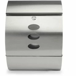 Grafner® Edelstahl Briefkasten Mit Zeitungsrolle Und 3 Sichtfenstern Postkasten -GRAFNER SHOP 9991920 3