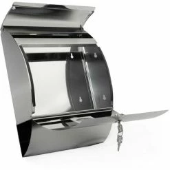 Grafner® Edelstahl Briefkasten Mit Zeitungsrolle Und 3 Sichtfenstern Postkasten -GRAFNER SHOP 9991920 5