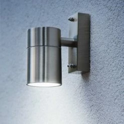 Grafner® Edelstahl Wandlampe 26B Wandleuchte Lichtschein Down/Unten