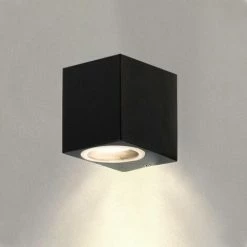 Grafner® Aluminium Wandlampe 37SQWB Wandleuchte Lichtschein Down/Unten In Schwarz 9 Grafner® Aluminium Wandlampe 37SQWB Wandleuchte Lichtschein Down/Unten In Schwarz -GRAFNER SHOP 9992045 3