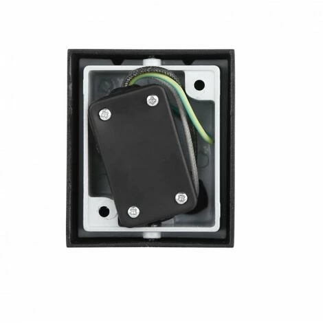 Grafner® Aluminium Wandlampe 37SQWB Wandleuchte Lichtschein Down/Unten In Schwarz 6 Grafner® Aluminium Wandlampe 37SQWB Wandleuchte Lichtschein Down/Unten In Schwarz – Bild 4