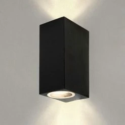 Grafner® Aluminium Wandlampe 37SQWB-2 Schwarz Wandleuchte Lichtschein Up&Down/Oben&Unten -GRAFNER SHOP 9992046 3