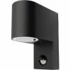 Grafner® Aluminium Wandlampe Mit Bewegungsmelder 37WBPIR Wandleuchte Lichtschein Down/Unten Schwarz -GRAFNER SHOP 9992051 1