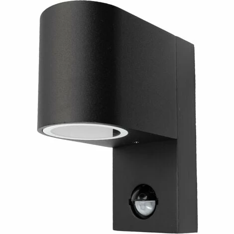 Grafner® Aluminium Wandlampe Mit Bewegungsmelder 37WBPIR Wandleuchte Lichtschein Down/Unten Schwarz 3 Grafner® Aluminium Wandlampe Mit Bewegungsmelder 37WBPIR Wandleuchte Lichtschein Down/Unten Schwarz