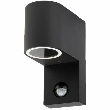 Grafner® Aluminium Wandlampe Mit Bewegungsmelder 37WBPIR Wandleuchte Lichtschein Down/Unten Schwarz 6 Grafner® Aluminium Wandlampe Mit Bewegungsmelder 37WBPIR Wandleuchte Lichtschein Down/Unten Schwarz – Bild 4