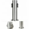 Grafner® Edelstahl Steckdosensäule Mit 2 Außensteckdosen Gartensteckdose Energiesäule -GRAFNER SHOP 9992123 1