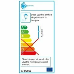 Grafner® Aluminium LED Wandlampe 6046 Leuchte Lichtschein Up&Down/Oben&Unten In Dunkelgrau -GRAFNER SHOP 9992240 4