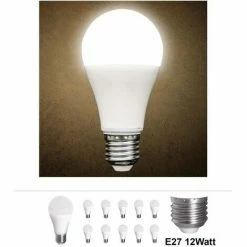Grafner® LED Leuchtmittel E27 12 Watt 3000K Warmweiss 4er Set -GRAFNER SHOP 9994022 3