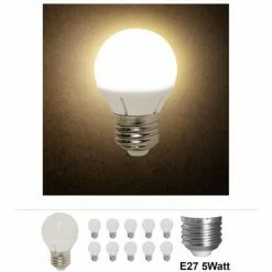 Grafner® LED Leuchtmittel E27 5 Watt 3000K Warmweiss 10er Set -GRAFNER SHOP 9994377 3