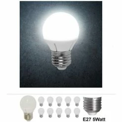 Grafner® LED Leuchtmittel E27 5 Watt 6000K Kaltweiss Einzeln -GRAFNER SHOP 9994387 3