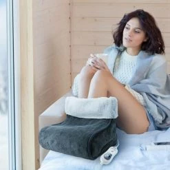 Grafner® Fußwärmer Elektrisches Wärmekissen In Grau Fußwärmegerät Fußsack -GRAFNER SHOP 9994555 3