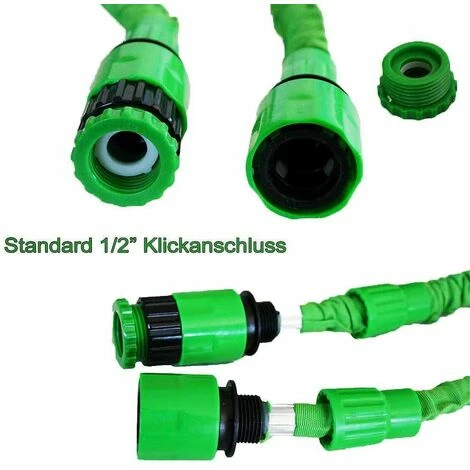 Grafner® Flexibler 1/2" Gartenschlauch Inkl. 7 Funktionen Brause 7,5m - 45m 30 Meter 5 Grafner® Flexibler 1/2" Gartenschlauch Inkl. 7 Funktionen Brause 7,5m - 45m 30 Meter – Bild 3